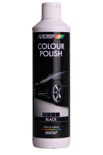 Motip Colour polish black barevná leštěnka černá 500 ml