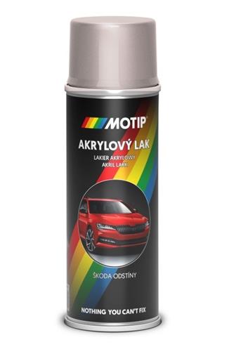 Motip škoda akrylový autolak 9102 stříbrná diamant metal 200 ml
