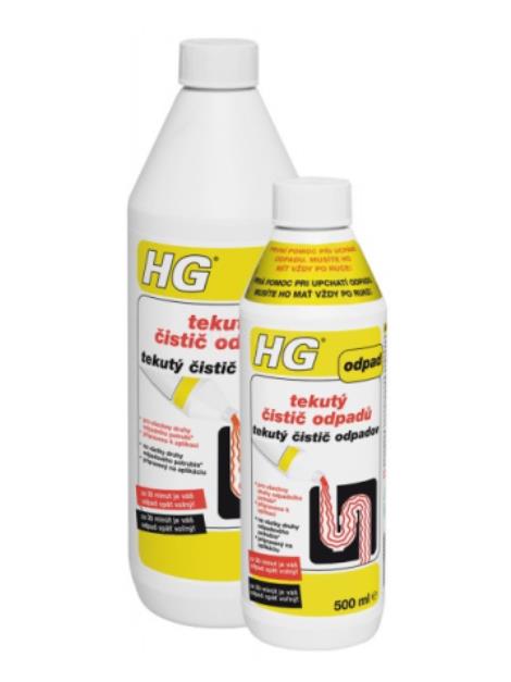 HG tekutý čistič odpadů 1l