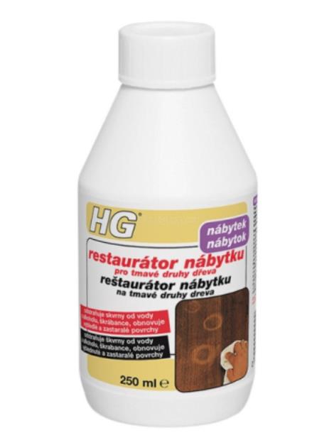 HG Restaurátor nábytku pro tmavé druhy dřeva 250 ml