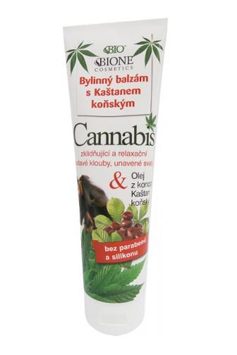 Bione Cosemtics BIO Cannabis Bylinný balzám s Kaštanem koňským 300ml