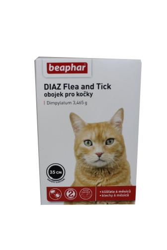Beaphar obojek proti blechám a klíšťatům pro kočky 35 cm