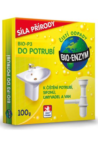 Bio Enzym Bio-P3 do potrubí odpady 100 g