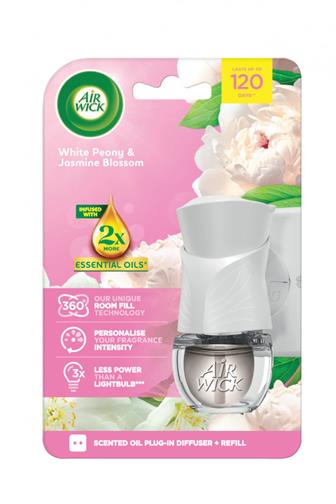 Air Wick electric Pivoňka a jasmínový květ strojek 19 ml