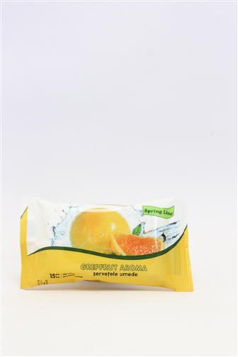 Spring Line kapesní vlhčené ubrousky grapefruit 15 ks 