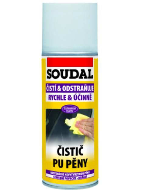 Soudal čistič PU pěny 150 ml