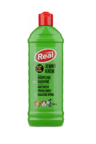 Real Jemný krém Koupelna Kuchyně zelený čaj/aloe 600 g