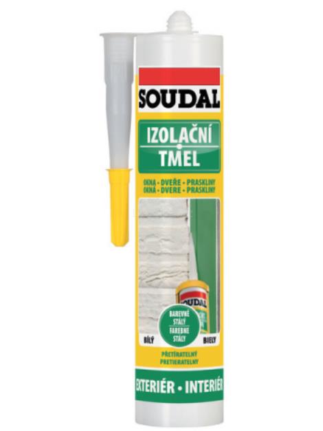 Soudal izolační tmel silikonizovaný hnědý 280ml