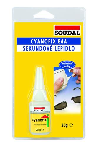 Soudal 84A CYANOFIX sekundové lepidlo 3 g