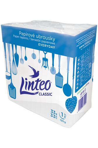 Linteo Classic ubrousky 1 vrstvé 33 x 33cm 130 g