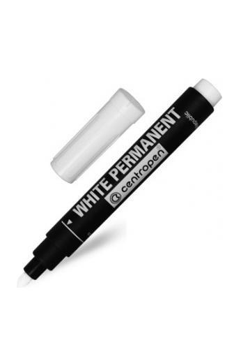 Centropen popisovač 8586 bílý 2.5mm
