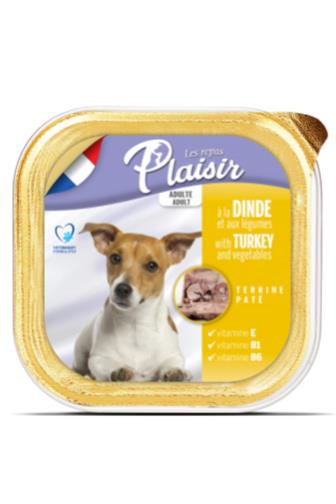Plaisir dog paté krůtí se zeleninou 300 g