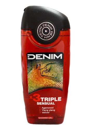 Denim Tribe Triple sensual sprchový gel 3v1 250 ml