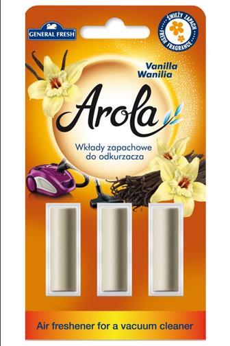 General Fresh Arola vůně do vysavače Vanilka 3 ks