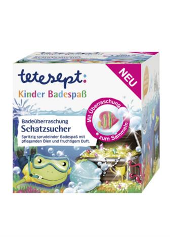Tetesept Kinder koupelová koule Lovci pokladů 140g