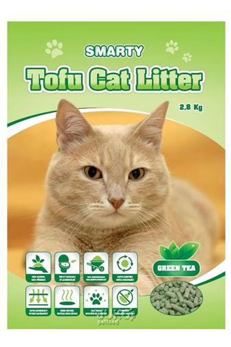 Smarty Tofu Cat Litter - Green Tea podestýlka 2.8 kg