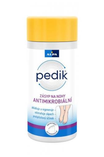 Alpa Pedik zásyp na nohy s antimikrobiální přísadou 100g