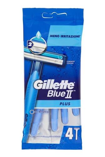 Gillette Blue II Plus jednorázová holítka 4 ks