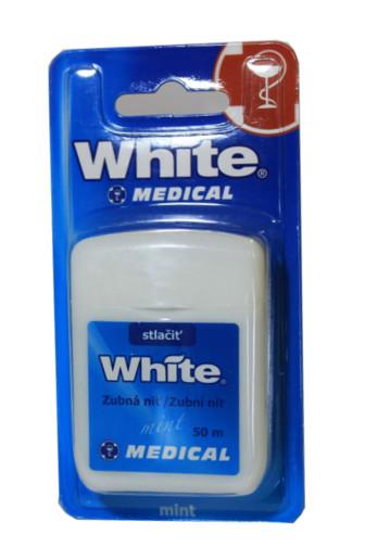 White Medical zubní nit mint 50 m