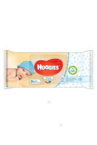 Huggies Baby Pure vlhčené ubrousky 56 ks