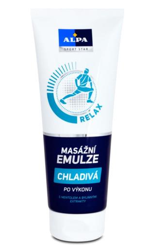 Alpa masážní emulze chladivá 210ml