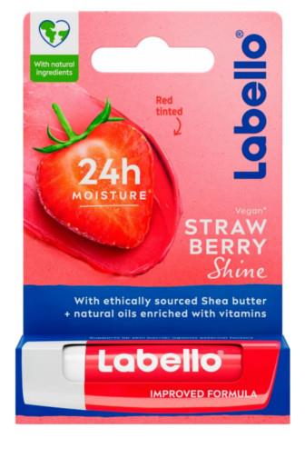 Labello Strawberry Shine balzám na rty 4,8 g