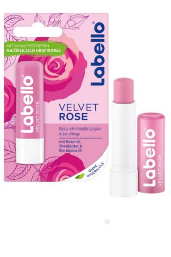 Labello Velvet Rosé tyčinka na rty růžová 4.8g