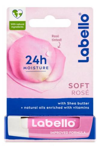 Labello Soft Rosé balzám na rty 4.8 g