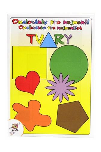 Omalovánky A5 tvary