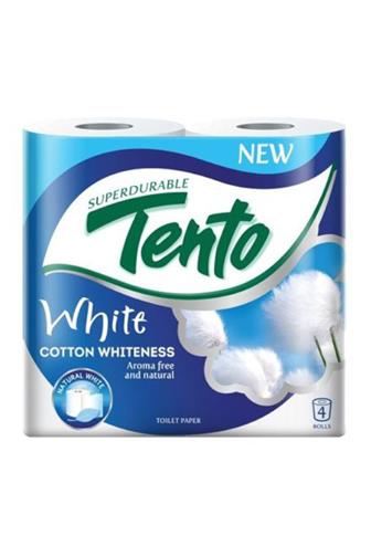 Tento White cotton whitenes 2 vrstvý toaletní papír 4 ks