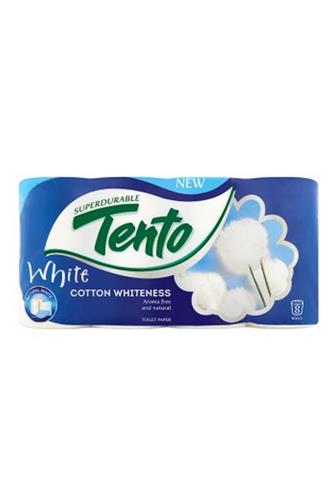 Tento White Cotton 2vrstvý toaletní papír 8 ks
