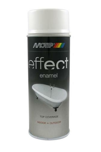 Motip Effect enamel na opravu keramiky a smaltu bílý 400 ml