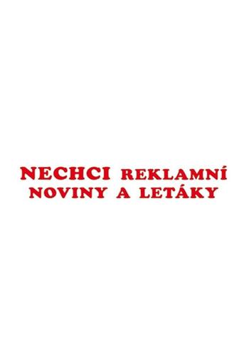 Samolepky na schránku nechci reklamní noviny a letáky