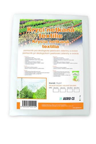  Netkaná textilie bílá Rosteto 5 x 1.6m