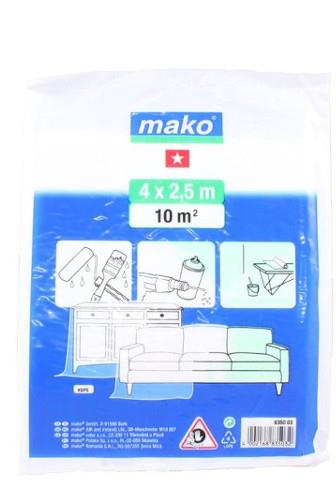 Mako Fólie zakrývací Standard 4x2.5m slabá