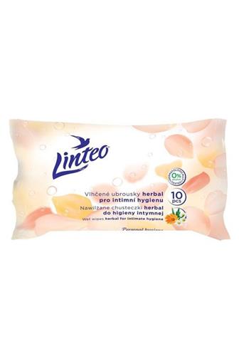 Linteo ubrousky pro intimní hygienu herbal 10 ks