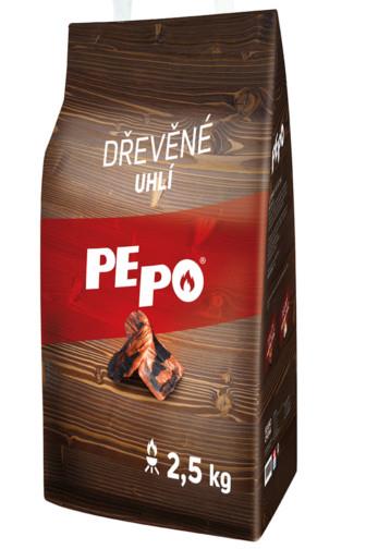 PEPO dřevěné uhlí 2,5 kg