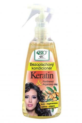 Bione Cosmetics Keratin bezoplachový kondicionér s arganovým olejem 260 ml