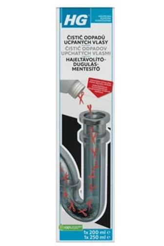 HG čistič odpadů ucpaných vlasy 450 ml