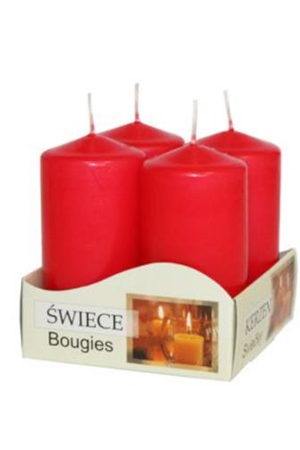 Bispol Svíčky adventní červená 4/40/80