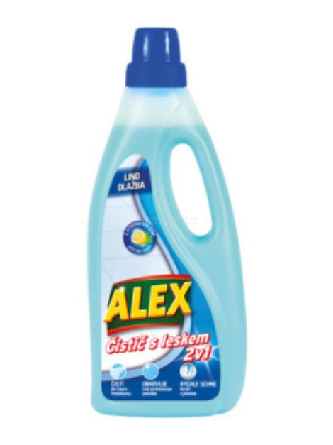 Alex 2v1 čistič s leskem na lino a dlažbu 750 ml 