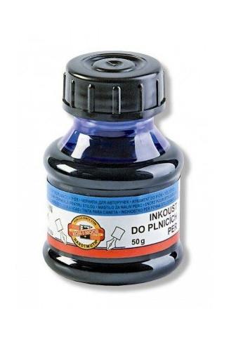 KOH-I-NOOR Inkoust do plnících per modrý 50 g