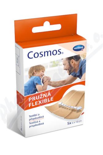 Hartmann Cosmos náplast elastická pružná textilie 5x 6x10cm