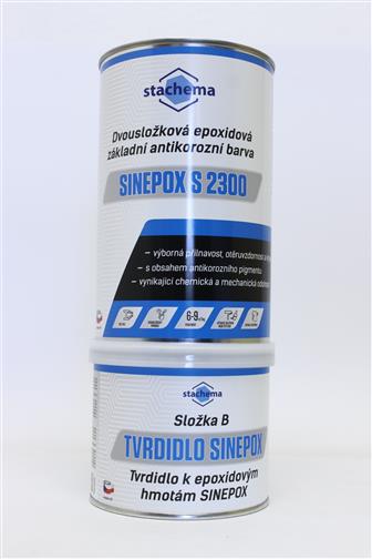 Sinepox S2300 epoxidová antikorozní základní barva 0110 šedá set 1,18kg
