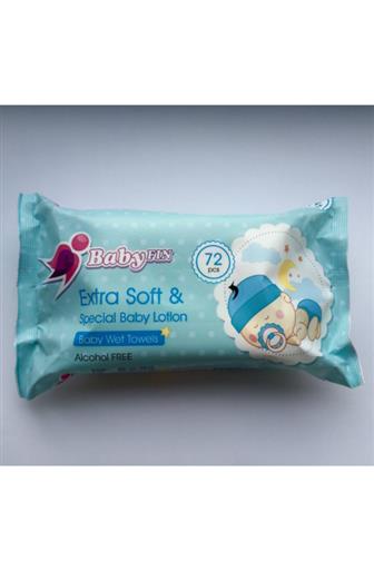 Baby Fin Extra Soft dětské vlhčené ubrousky 72 ks