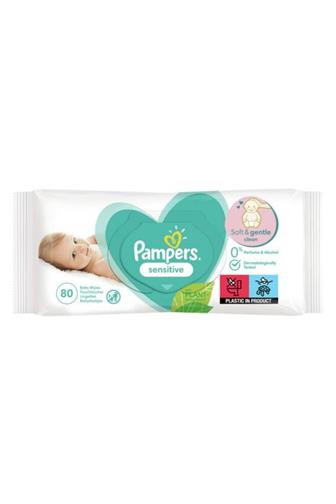 Pampers Baby Wipes Sensitive dětské čistící ubrousky 80 ks