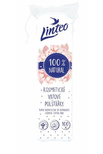 Linteo odličovací tampony 100% Natural 100 ks