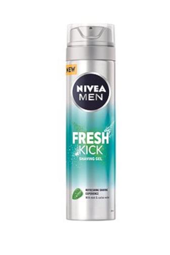 Nivea For Men gel na holení Fresh Kick osvěžující 200 ml