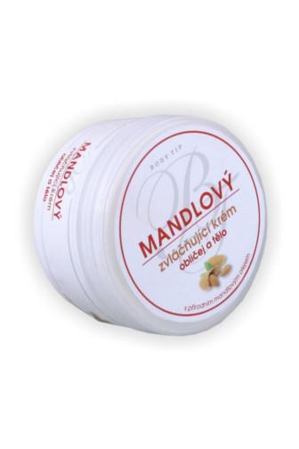 Body Tip mandlový zvláčňující krém na obličej a tělo 250 ml