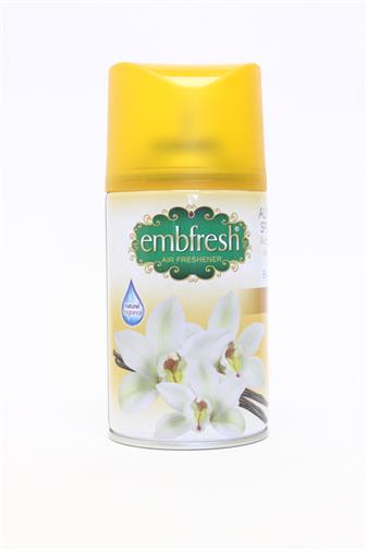 Embfresh osvěžovač Bílý květ vanilky náhradní náplň 250 ml